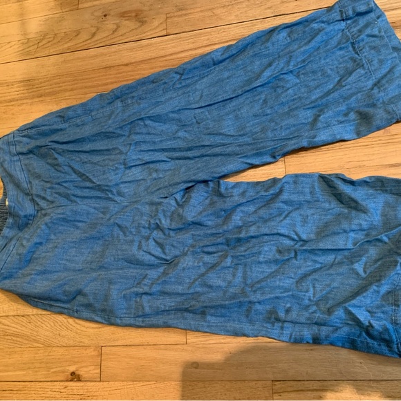 Madewell Chambray Huston Pull-On Pants - Picture 7 of 8